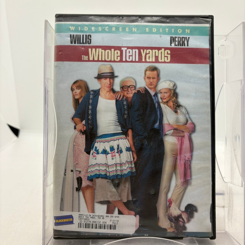 The Whole Ten Yards DVD Widescreen Edition Bruce Willis Matthew Perry Movie